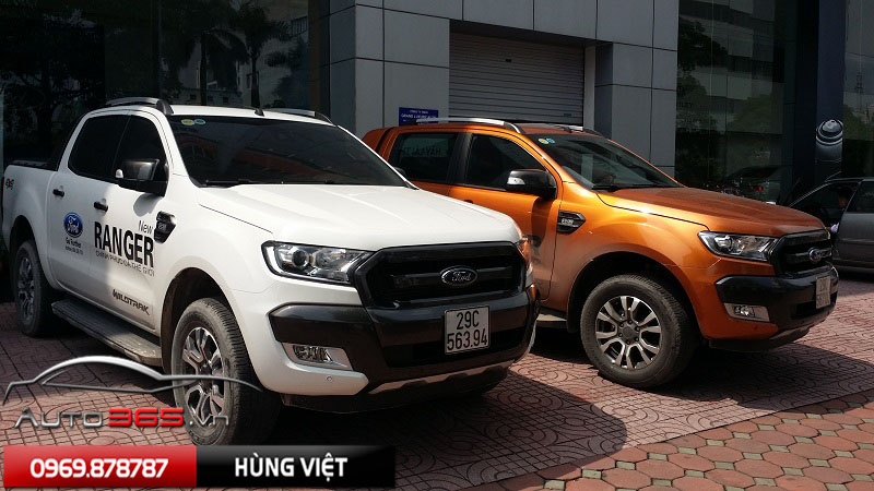 Độ đèn ford ranger với những mẫu đèn hầm hố